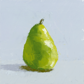Dieter_Peters_pear_oil_on_canvas